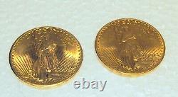 Us $20.00 Gold Coins Circa 1913 D & 1928 Eagle 66.80 Grams Price Is For 1 Only