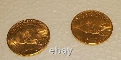 Us $20.00 Gold Coins Circa 1913 D & 1928 Eagle 66.80 Grams Price Is For 1 Only