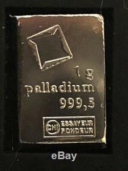 Silver Platinum + FREE FUN 1g COIN! 1 Gram Each Palladium Valcambi: Gold 