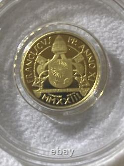 Vatican 10 Euro Gold Coin I'll Battesimo 2023, 3 grams Only 2400 Minted Proof