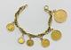 Vintage Us Gold Coin Bracelet-71 Grams 8 In Length