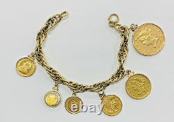 Vintage US Gold Coin Bracelet-71 Grams 8 in length