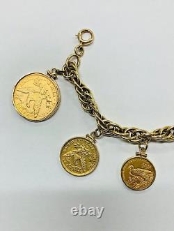 Vintage US Gold Coin Bracelet-71 Grams 8 in length