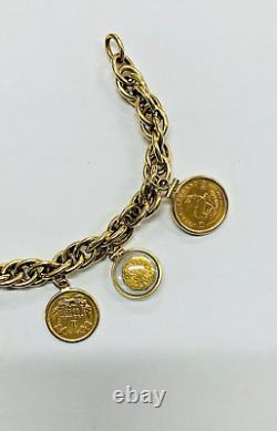 Vintage US Gold Coin Bracelet-71 Grams 8 in length